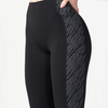 Core Wild Panel Leggings - Black Charcoal