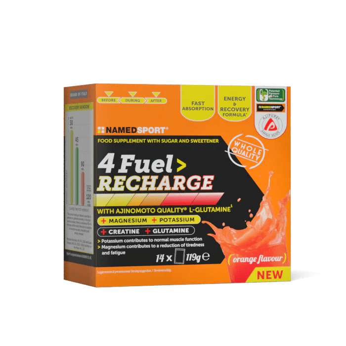 NamedSport 4Fuel Recharge | Post - Workout Recovery Sachets (14 Pack) - 1 - Xciter Sports Apparel