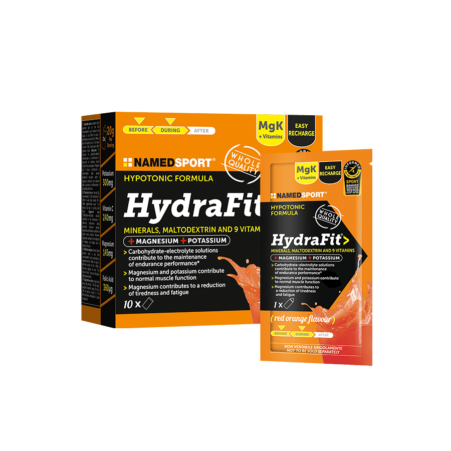NamedSport HydraFit | Hypotonic Electrolyte Drink Sachets | 10 x 20g - 1 - Xciter Sports Apparel