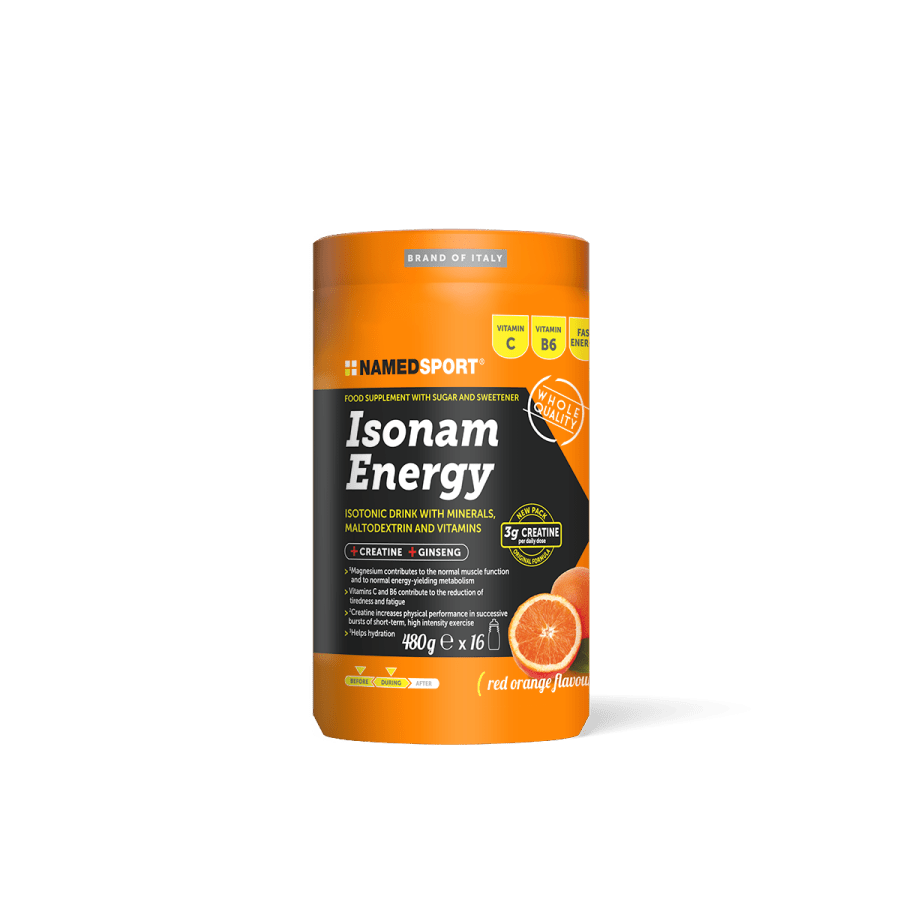 NamedSport Isonam Energy | Isotonic Drink Powder | Orange 480g - 1 - Xciter Sports Apparel