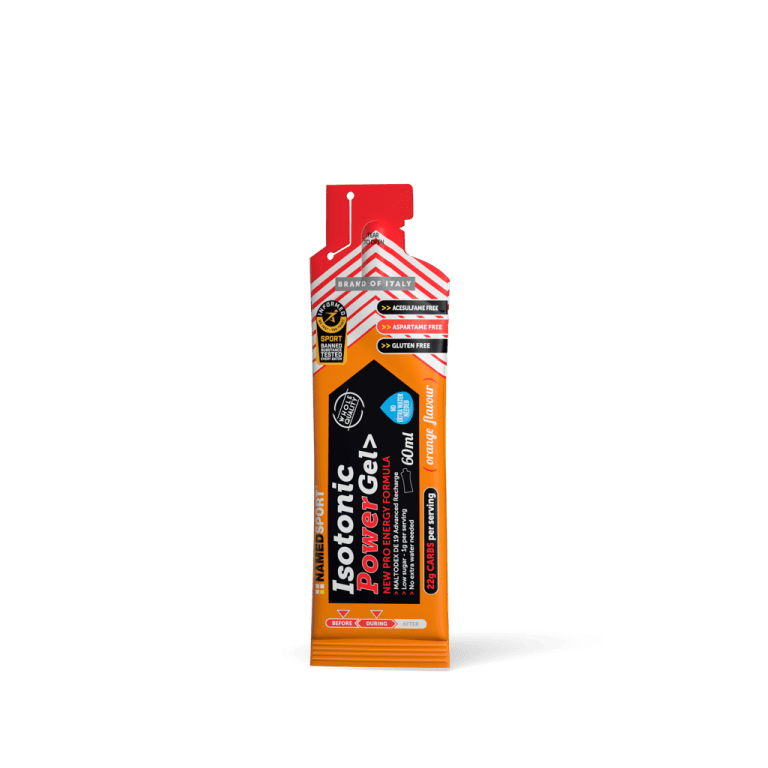 NamedSport Isotonic Power Gel Singles 60ml | Orange, Lemon & Cola - 1 - Xciter Sports Apparel