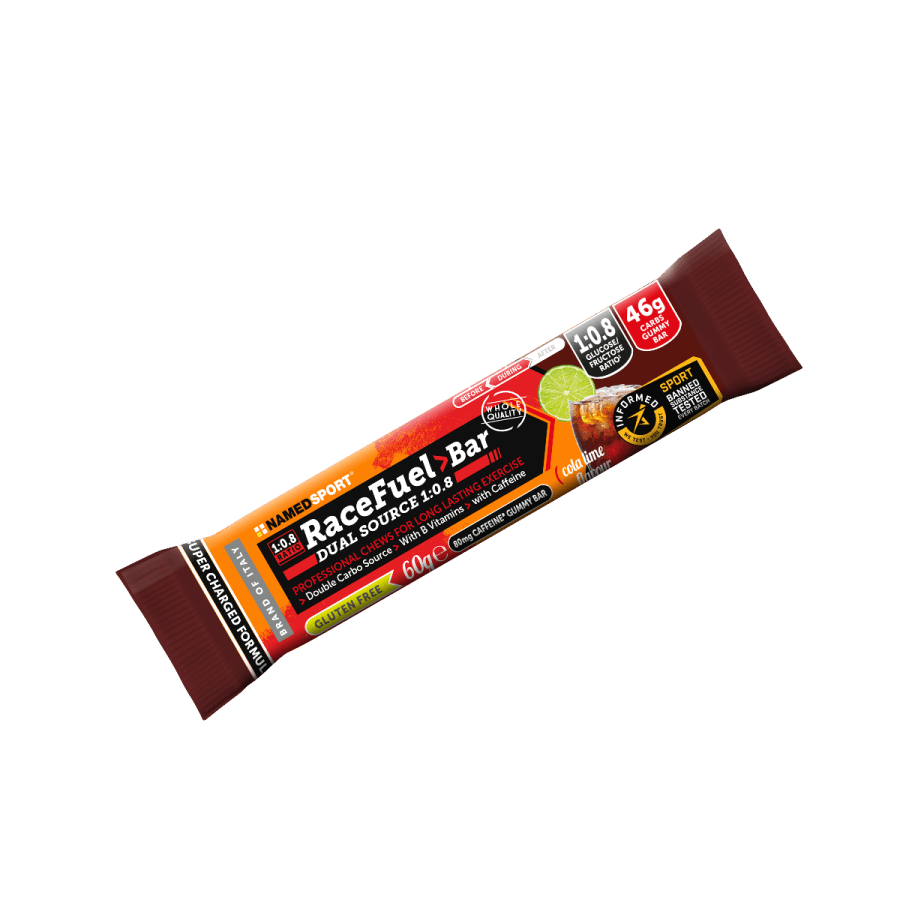 NamedSport Race Fuel Bar 60g | Chewy Carb Bar for Endurance Athletes - 1 - Xciter Sports Apparel