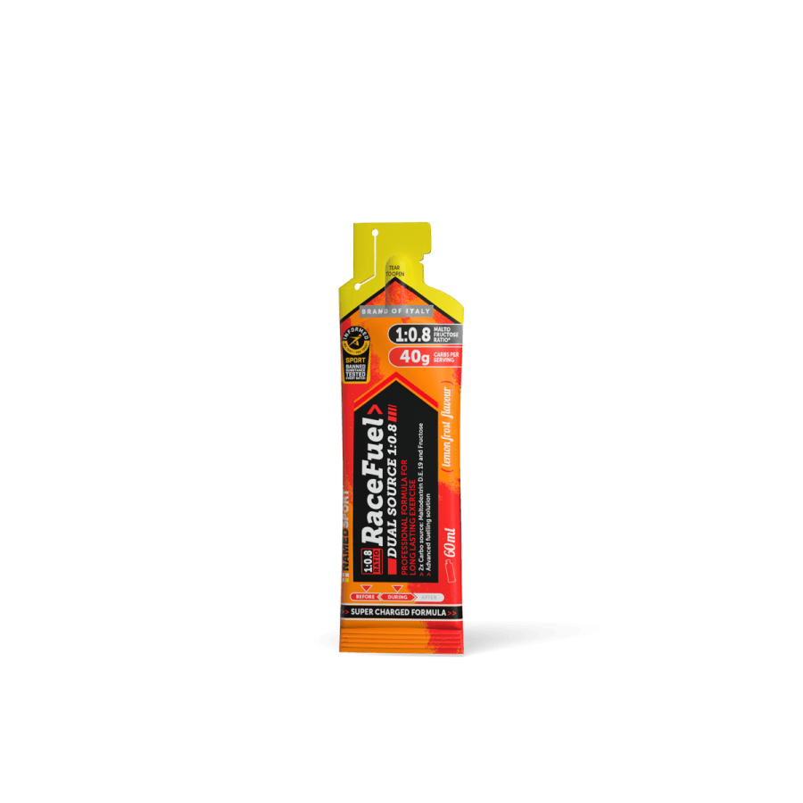 NamedSport Race Fuel Gel 60ml | High - Carb Energy Gel for Endurance Racing - 1 - Xciter Sports Apparel