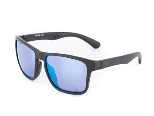 DARCS Dice Lifestyle Sunglasses Frame-Matt Black Lense Aura High Definition Rose Blue