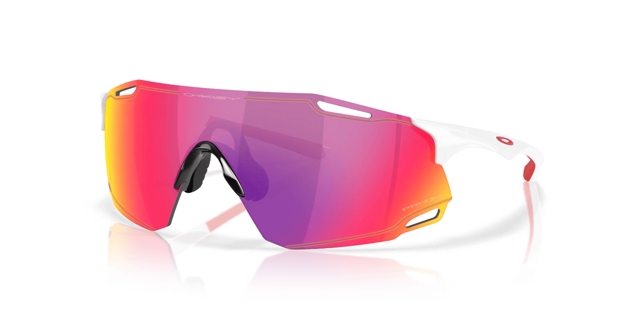 Oakley Cybr Dyno Sunglasses – Polished White | Prizm Road - 1 - Xciter Sports Apparel
