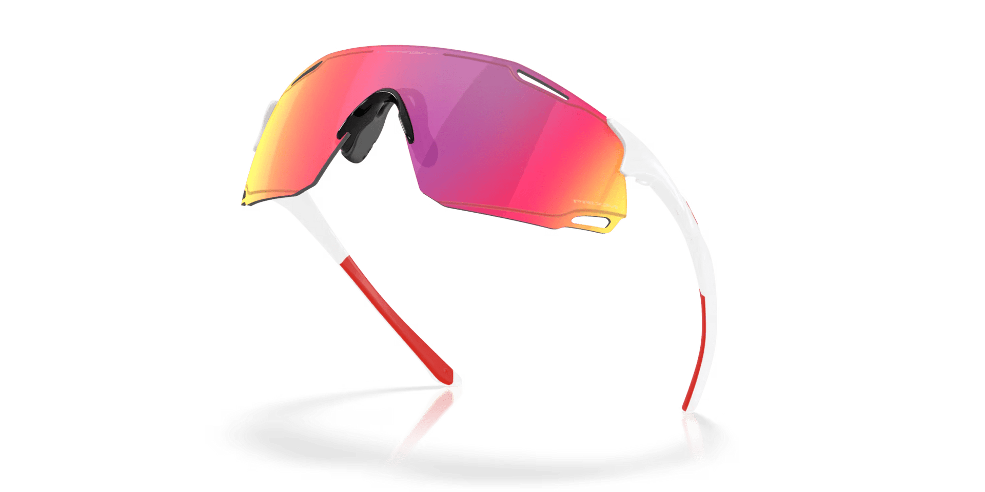 Oakley Cybr Dyno Sunglasses – Polished White | Prizm Road - 4 - Xciter Sports Apparel