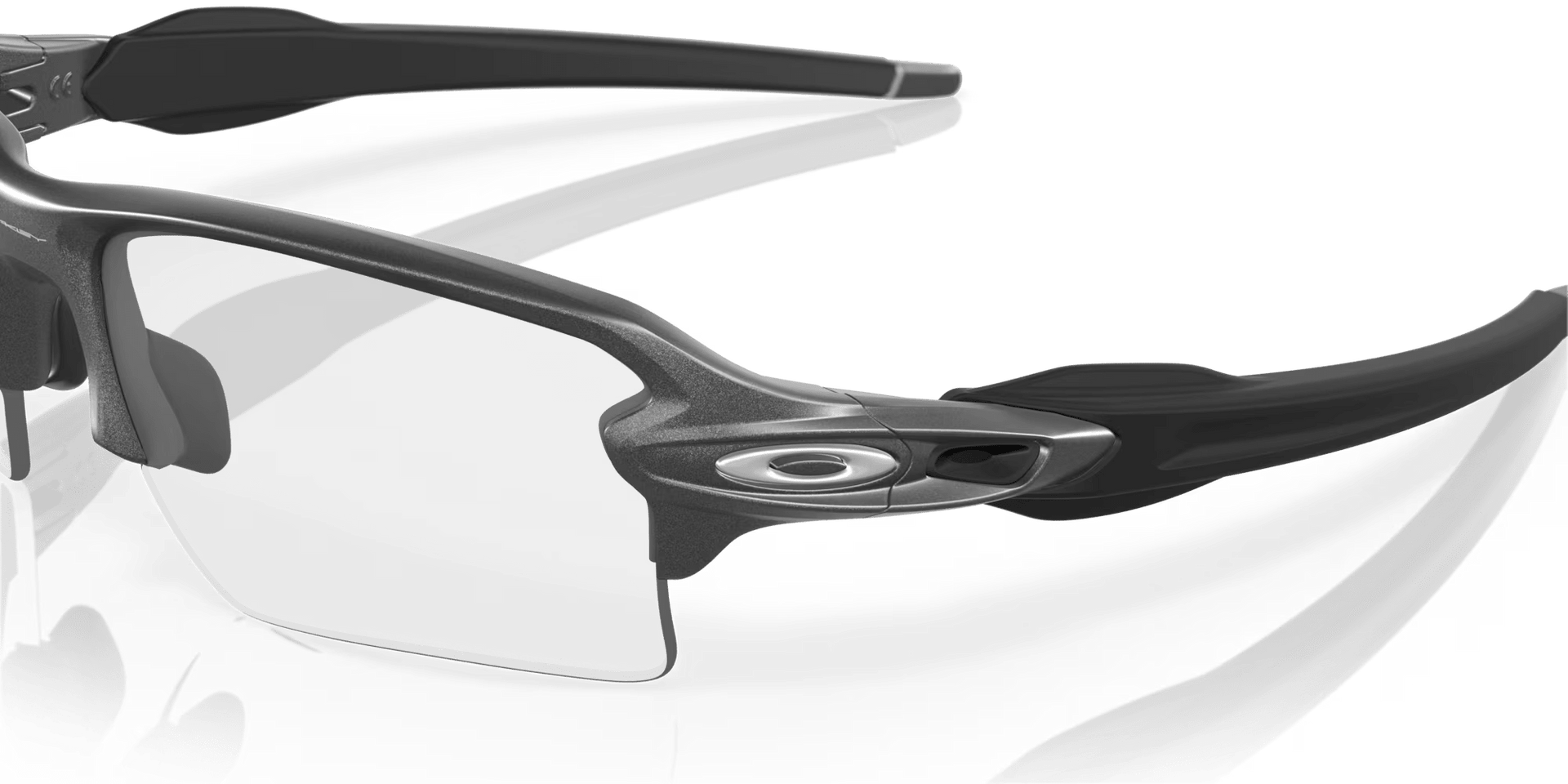 Oakley Flak 2.0 XL Steel w/Clear to Black Photo (918816) - 6 - Xciter Sports Apparel