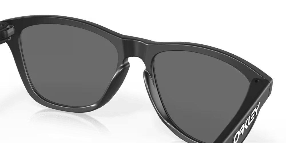 Oakley Frogskins Sunglasses | Matte Black / Prizm Black Polarized - 9 - Xciter Sports Apparel