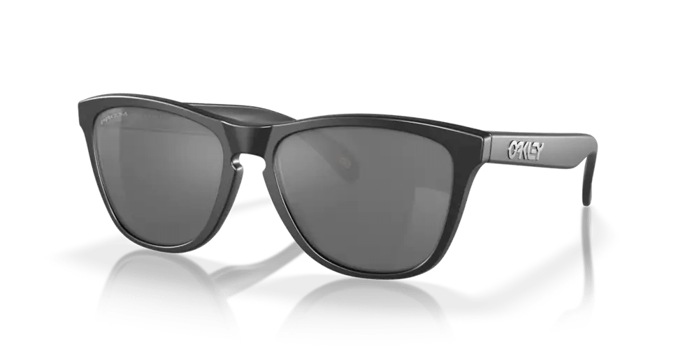 Oakley Frogskins Sunglasses | Matte Black / Prizm Black Polarized - 1 - Xciter Sports Apparel