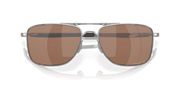 Oakley Gauge 8 Sunglasses – Polished Chrome / Prizm Tungsten Polarized - 5 - Xciter Sports Apparel