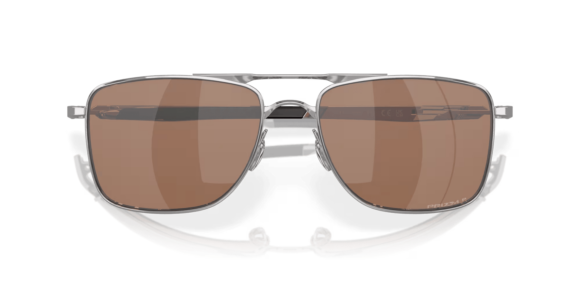 Oakley Gauge 8 Sunglasses – Polished Chrome / Prizm Tungsten Polarized - 5 - Xciter Sports Apparel