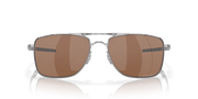Oakley Gauge 8 Sunglasses – Polished Chrome / Prizm Tungsten Polarized - 2 - Xciter Sports Apparel