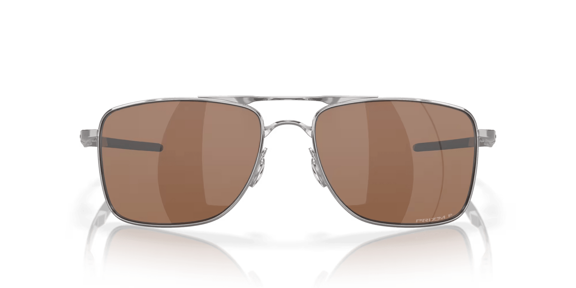 Oakley Gauge 8 Sunglasses – Polished Chrome / Prizm Tungsten Polarized - 2 - Xciter Sports Apparel