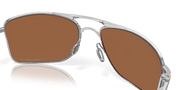 Oakley Gauge 8 Sunglasses – Polished Chrome / Prizm Tungsten Polarized - 7 - Xciter Sports Apparel