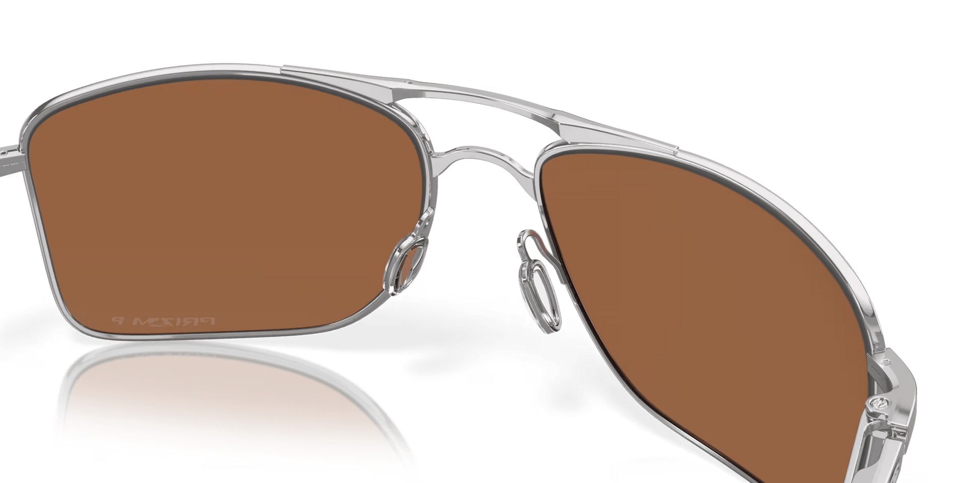 Oakley Gauge 8 Sunglasses – Polished Chrome / Prizm Tungsten Polarized - 7 - Xciter Sports Apparel