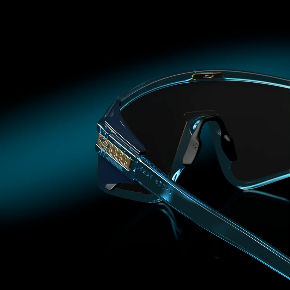 Oakley Latch Panel Sunglasses | Transparent Stonewash / Prizm Tungsten (Mbappé Signature) - 5 - Xciter Sports Apparel