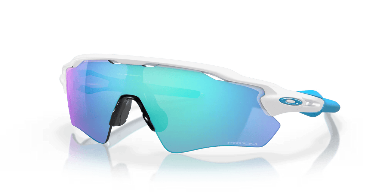 Oakley Radar EV Path | Polished White / Prizm Sapphire Polarized - 1 - Xciter Sports Apparel