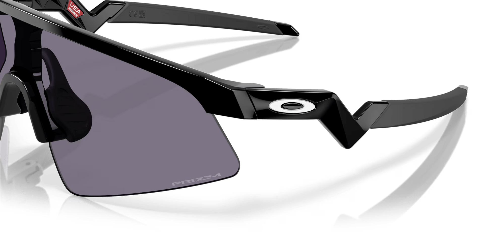 Oakley Resistor Sweep Youth Sunglasses – Polished Black / Prizm Grey - 6 - Xciter Sports Apparel