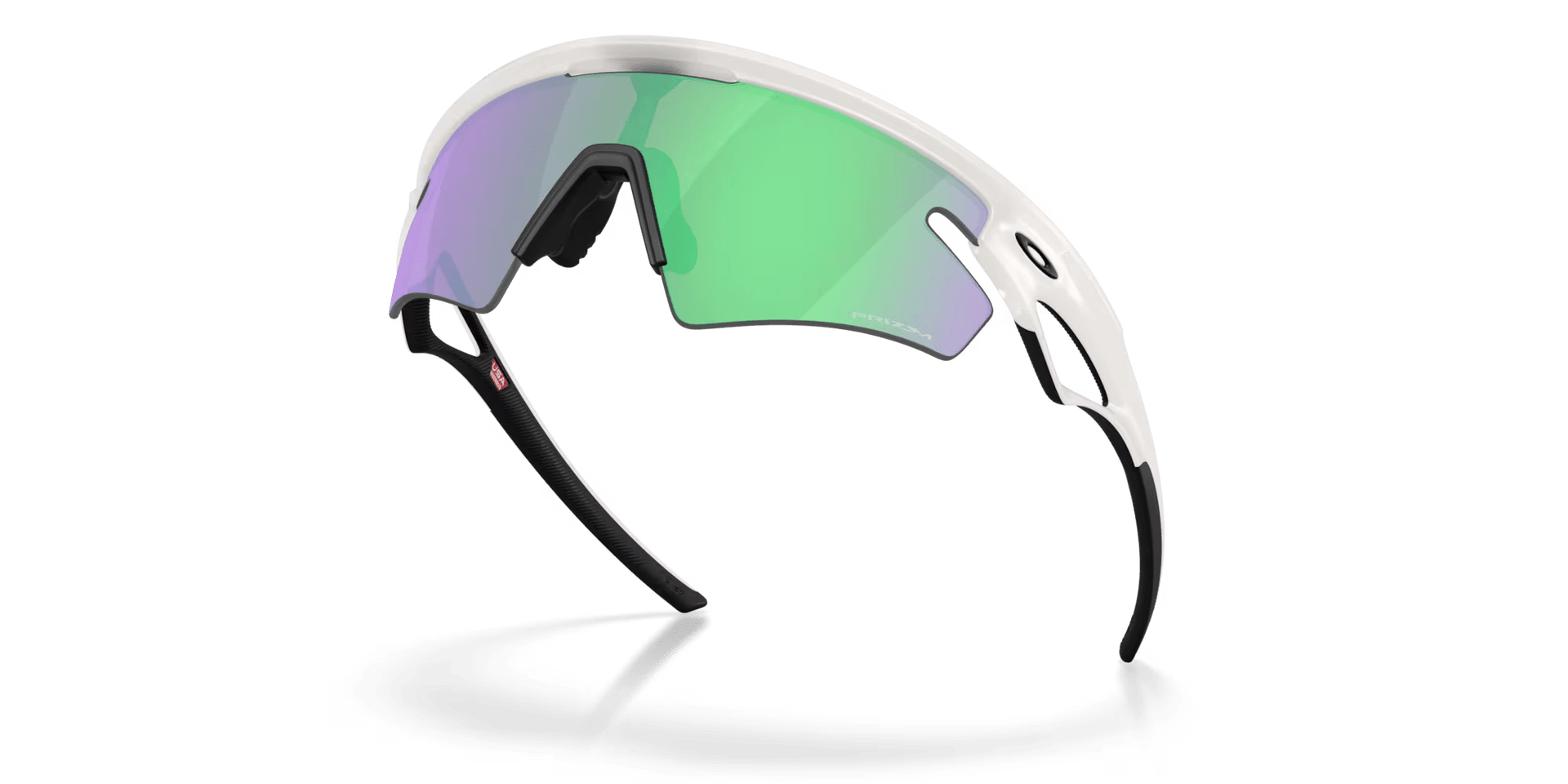 Oakley Sphaera Slash Sunglasses | Matte Vapor | Prizm Road Jade - 4 - Xciter Sports Apparel