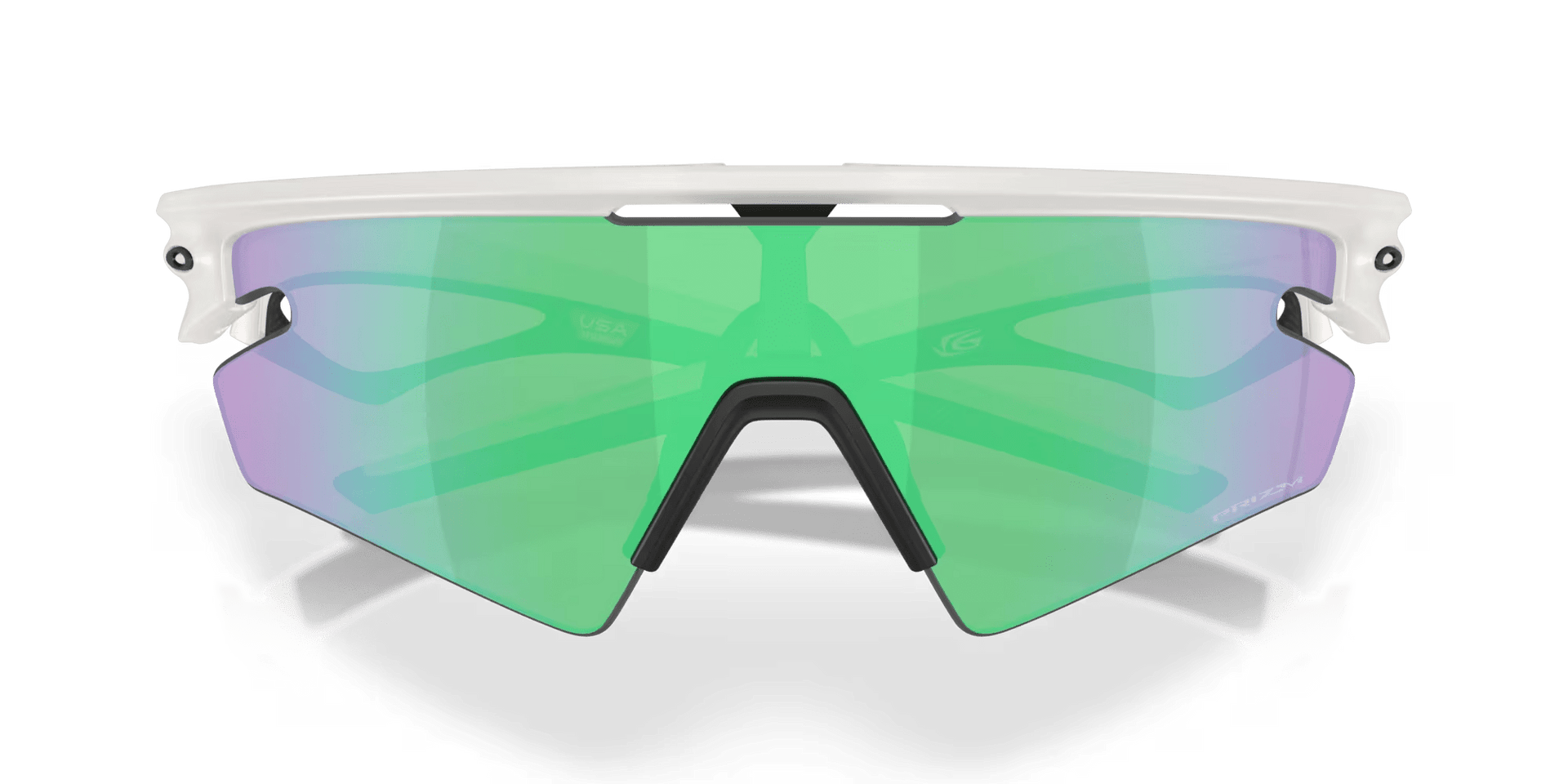 Oakley Sphaera Slash Sunglasses | Matte Vapor | Prizm Road Jade - 5 - Xciter Sports Apparel