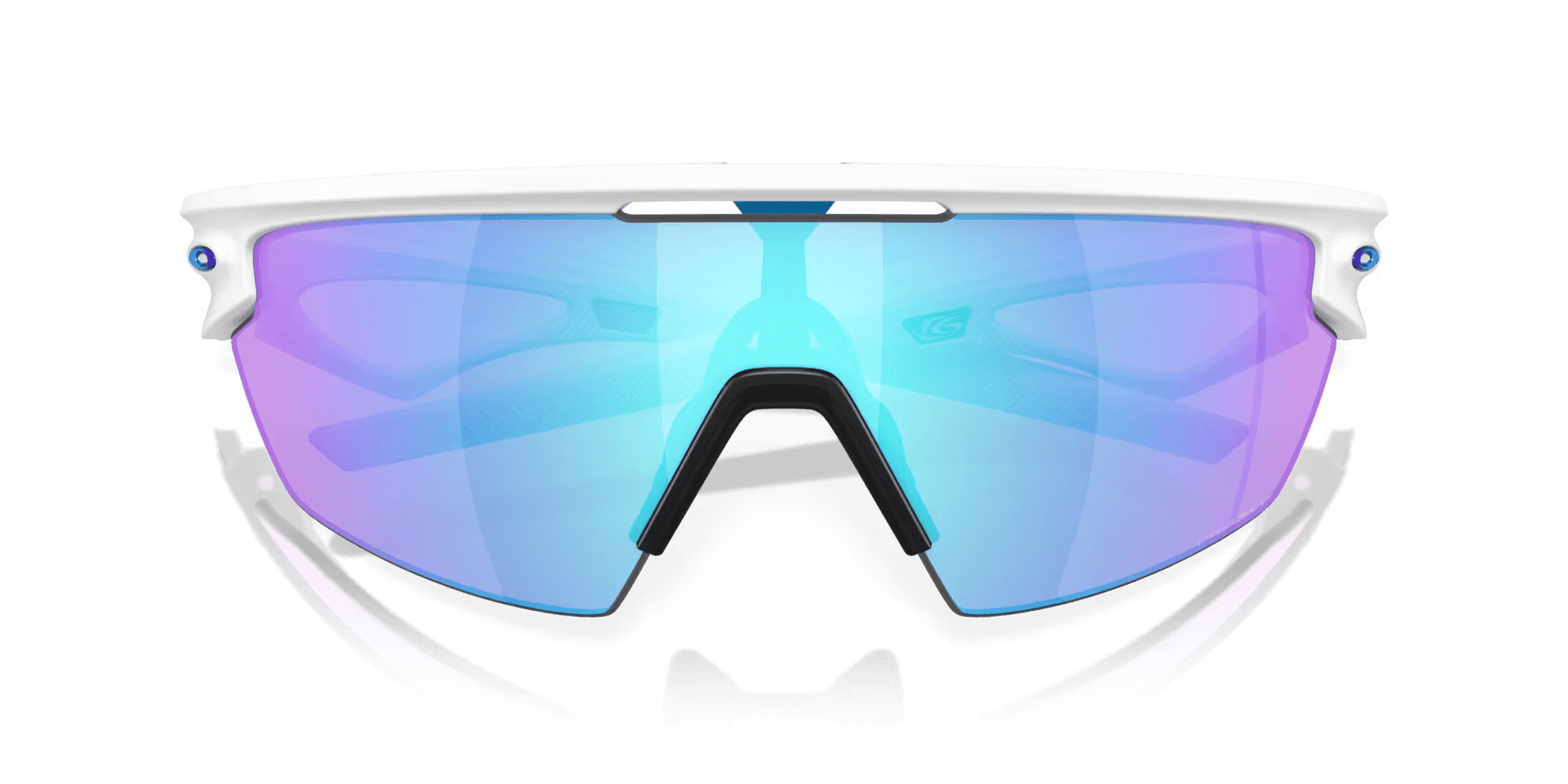 Oakley Sphaera Sunglasses | Matte White / Prizm Sapphire - 5 - Xciter Sports Apparel