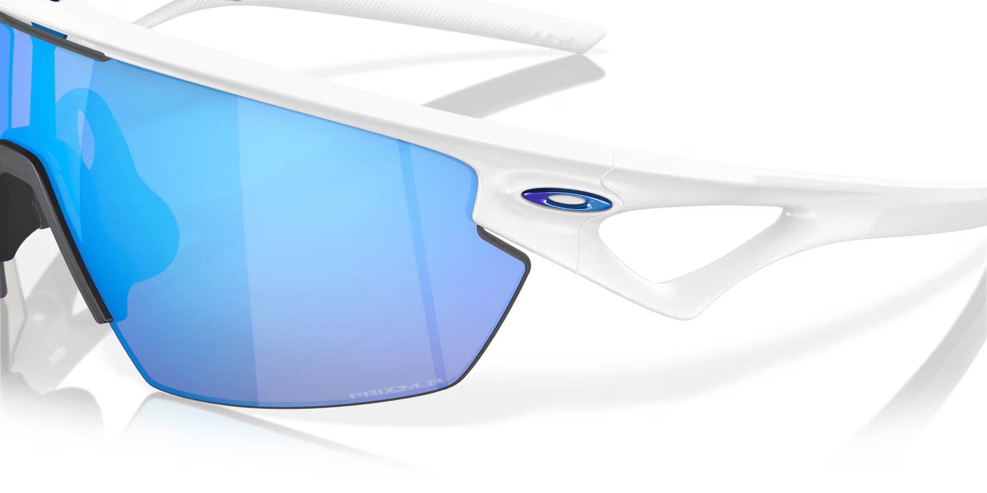 Oakley Sphaera Sunglasses | Matte White / Prizm Sapphire - 6 - Xciter Sports Apparel
