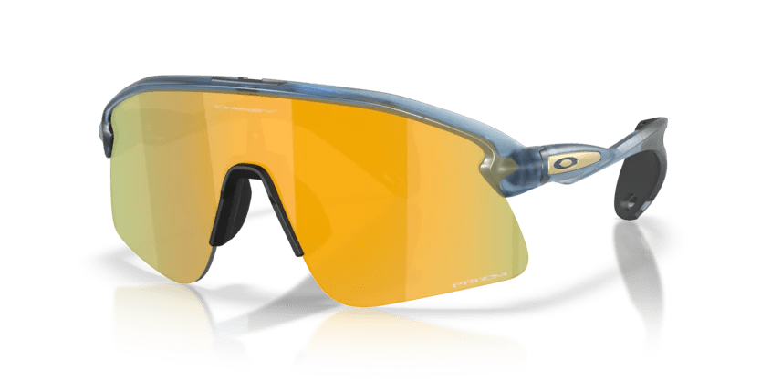Oakley Stunt Devil S Sunglasses - Matte Transparent Abyss/Prizm 24K - Front Angle View