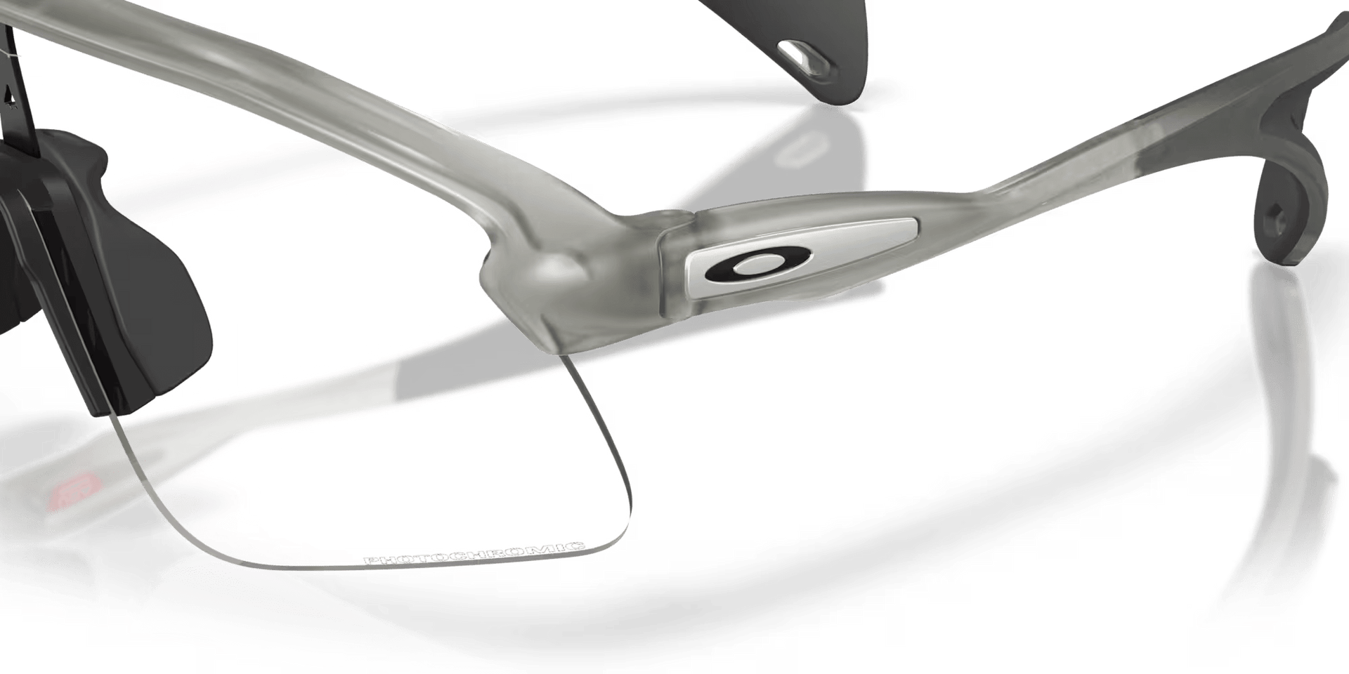 Oakley Stunt Devil S Sunglasses | Matte Grey Ink | Clear to Black Iridium - 6 - Xciter Sports Apparel