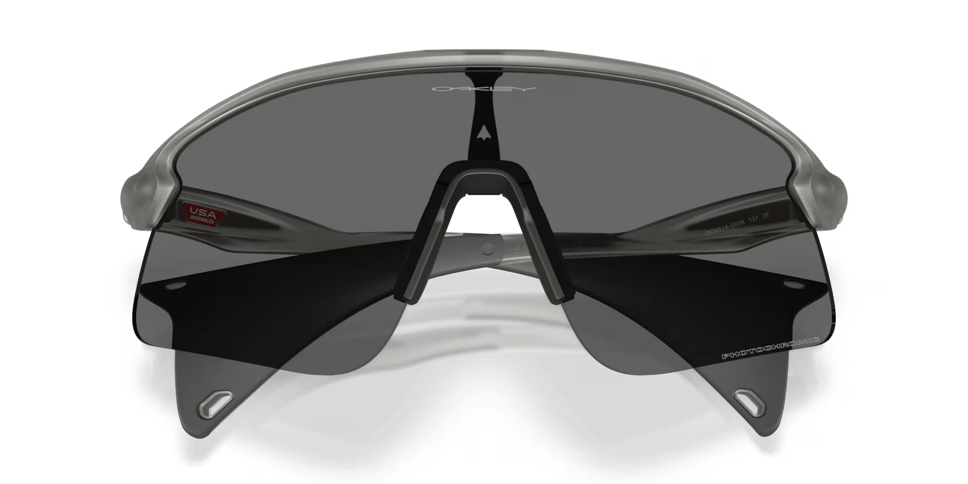 Oakley Stunt Devil S Sunglasses | Matte Grey Ink | Clear to Black Iridium - 8 - Xciter Sports Apparel