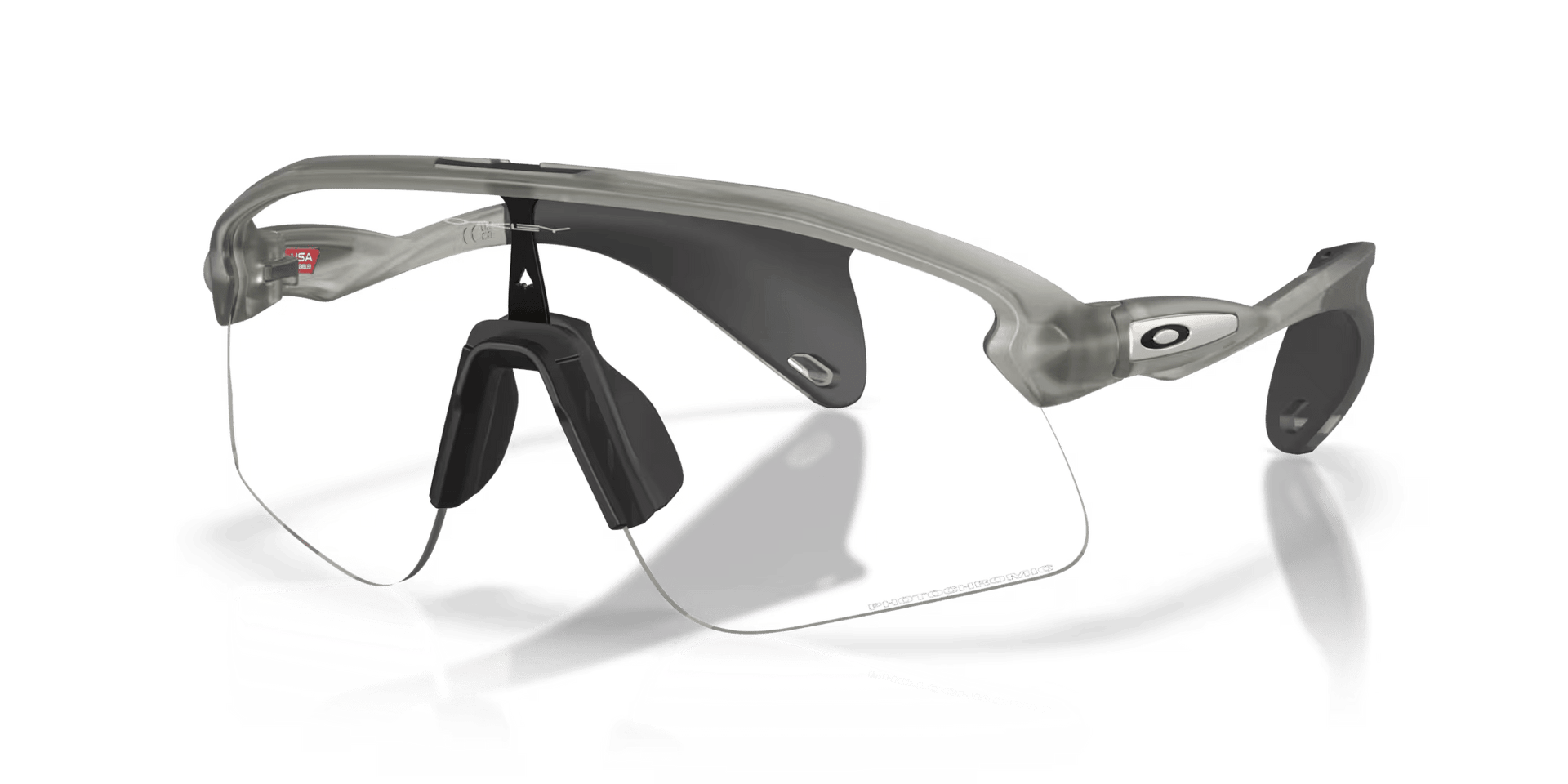 Oakley Stunt Devil S Sunglasses | Matte Grey Ink | Clear to Black Iridium - 1 - Xciter Sports Apparel