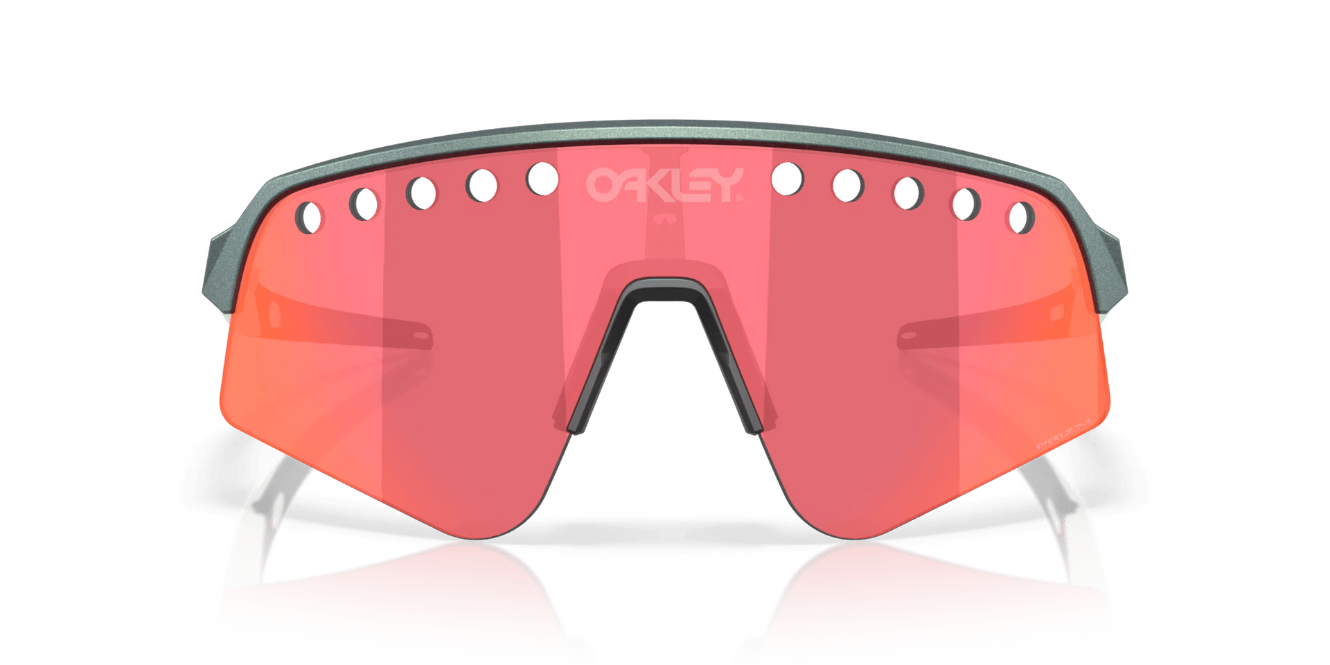 Oakley Sutro Lite Sweep – Matte Silver / Blue Colorshift / Prizm Trail Torch Sunglasses - 2 - Xciter Sports Apparel