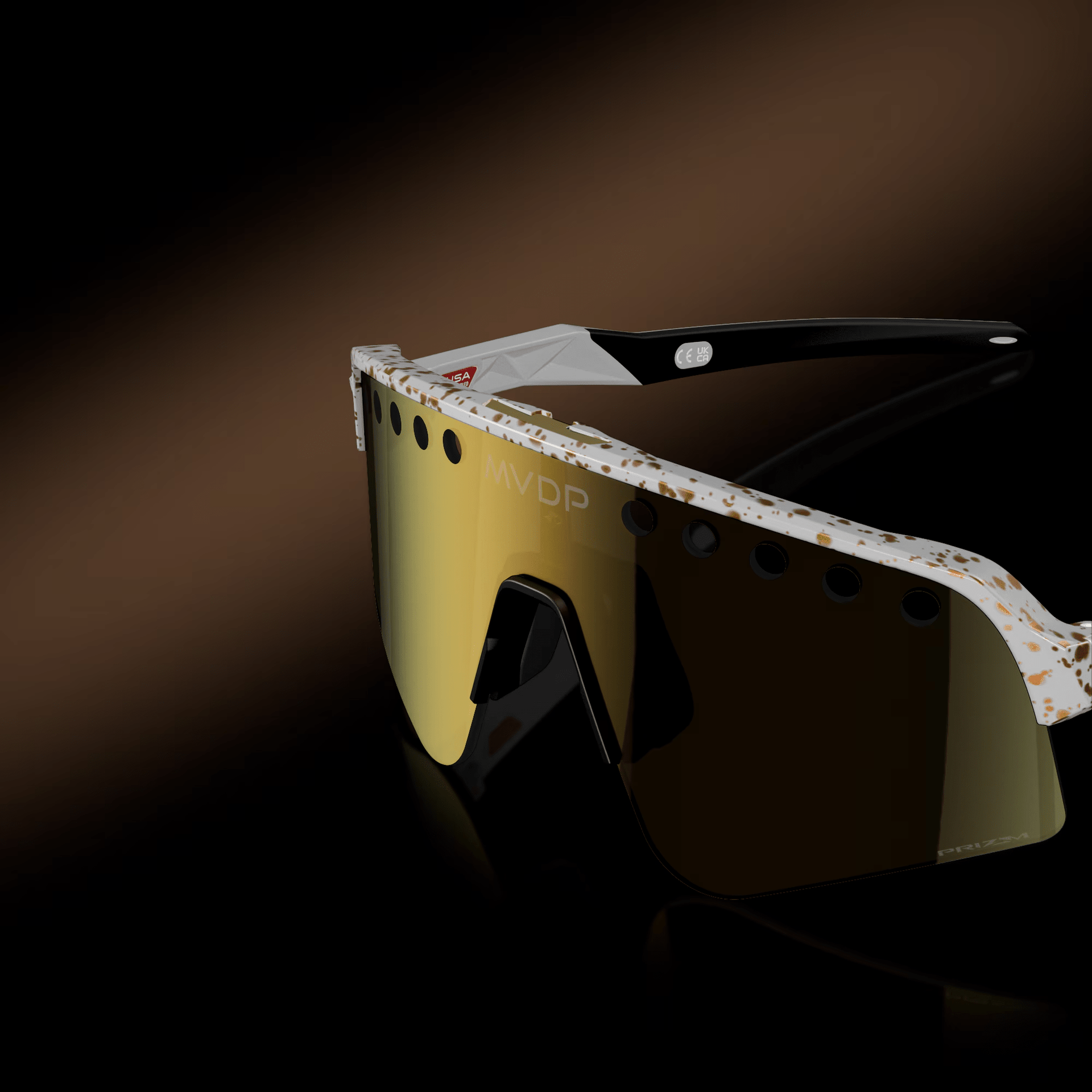 Oakley Sutro Lite Sweep – MVDP Signature Series | Red Gold Splatter / Prizm 24K - 5 - Xciter Sports Apparel