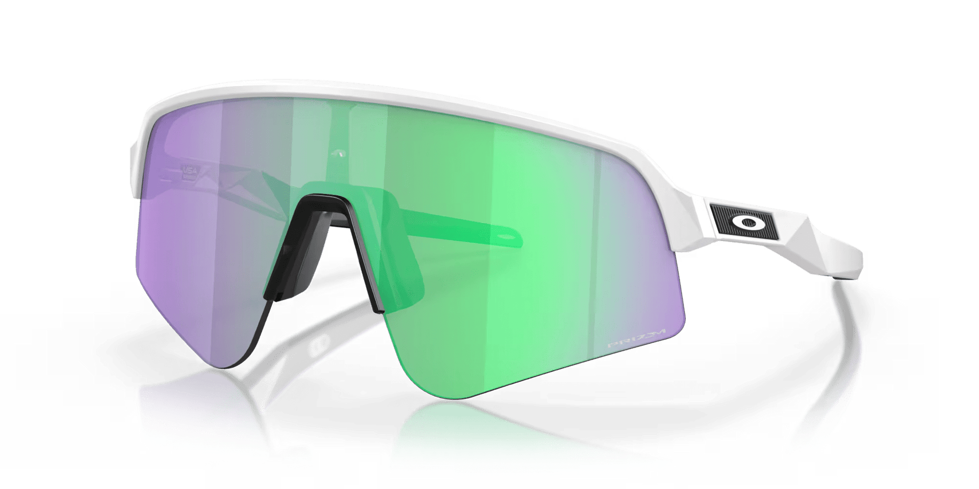 Oakley Sutro Lite Sweep Sunglasses – Matte White / Prizm Road Jade - 1 - Xciter Sports Apparel