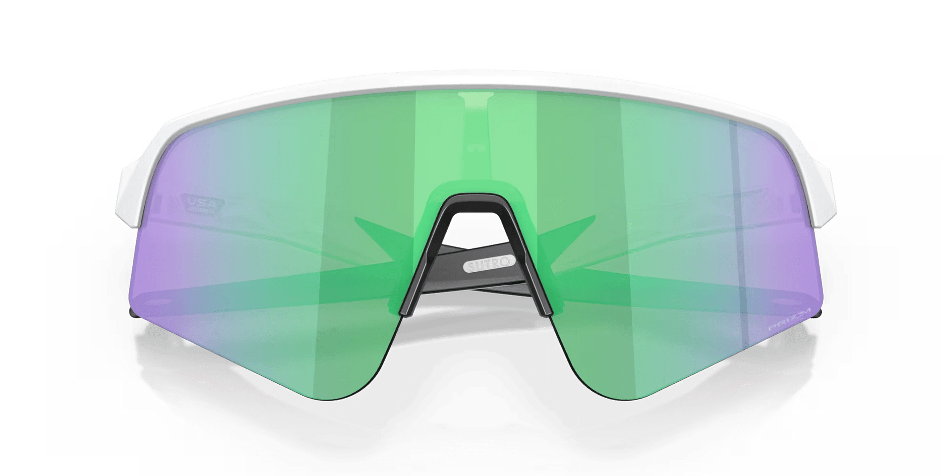 Oakley Sutro Lite Sweep Sunglasses – Matte White / Prizm Road Jade - 5 - Xciter Sports Apparel