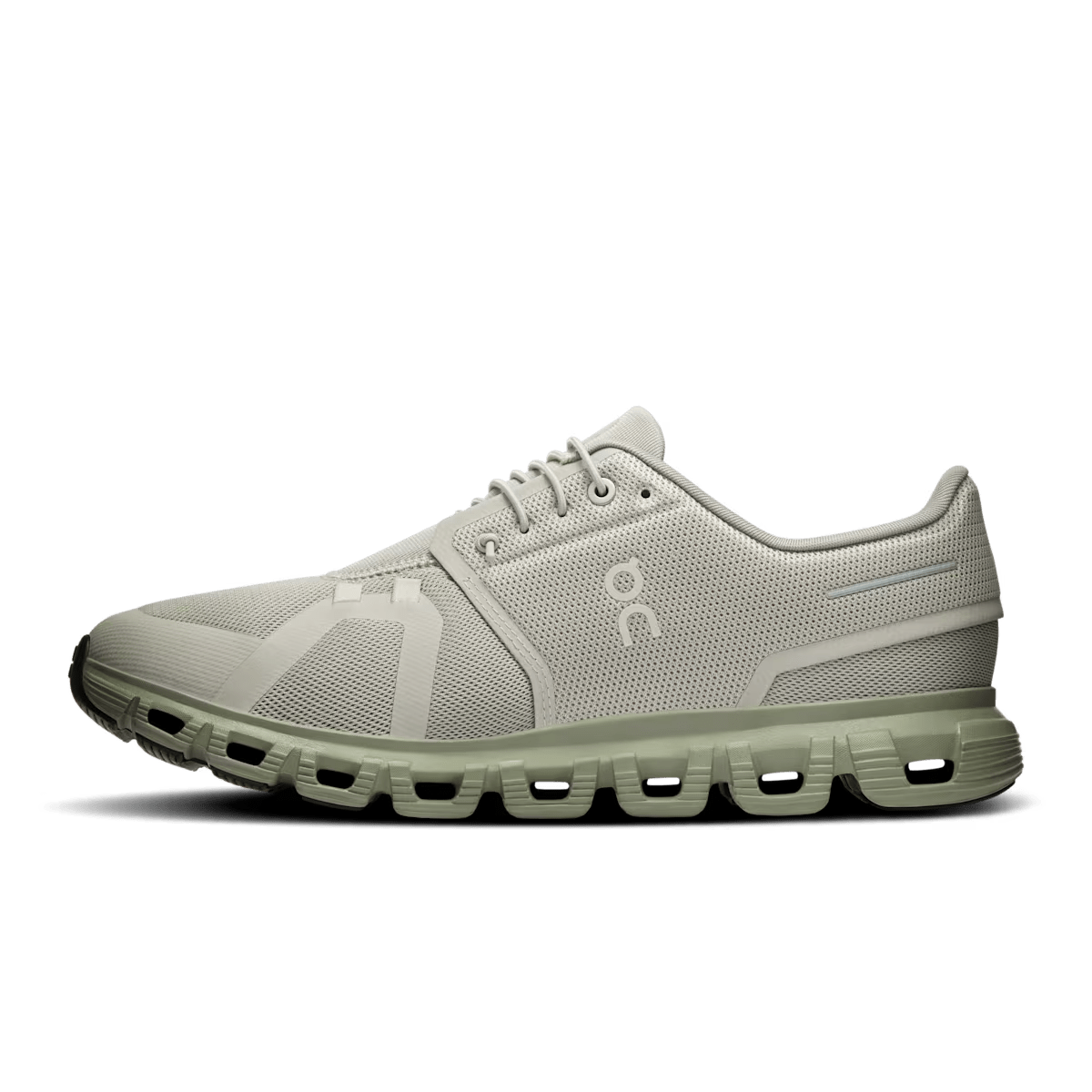 Men's On Cloud 6 lifestyle shoe in Brume | Olive - product image 4 of 6