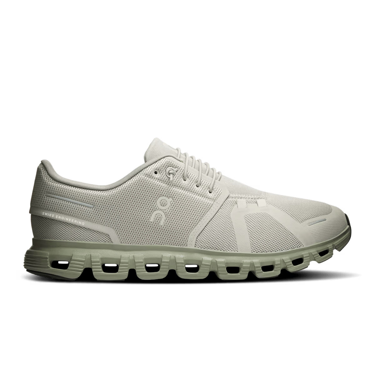 Men's On Cloud 6 lifestyle shoe in Brume | Olive - product image 1 of 6
