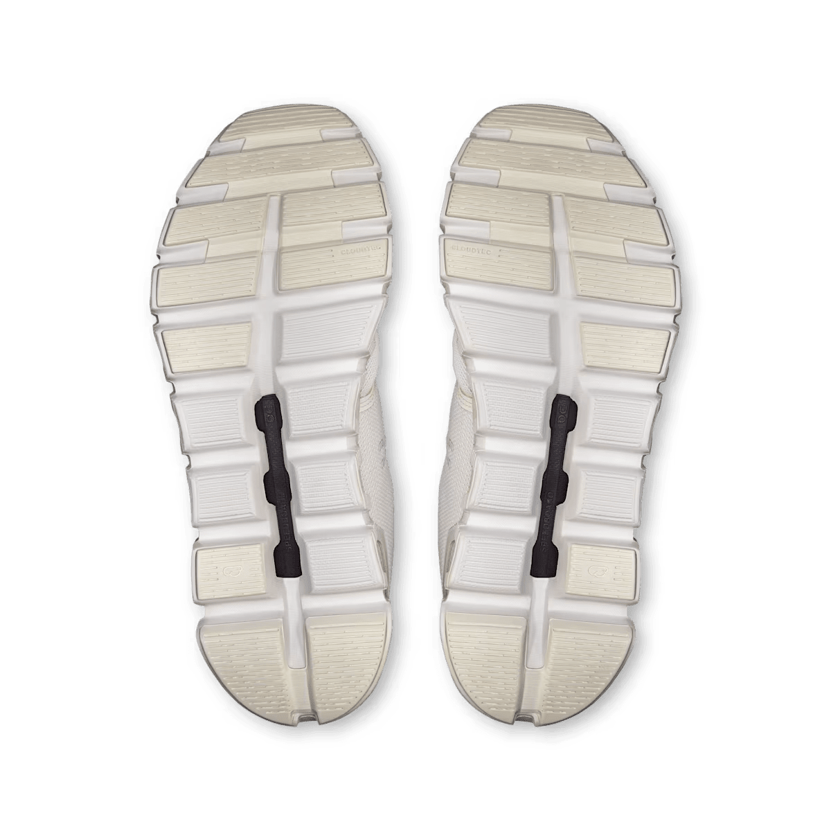 On Cloud 6 Women's Lifestyle Shoe - White|White - Lightweight Lifestyle Comfort Shoe - Outer sole View