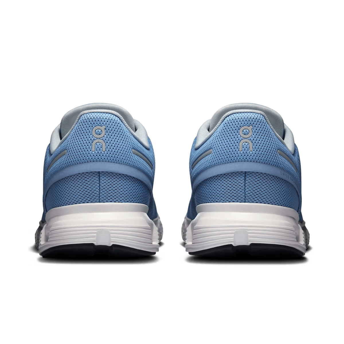 On Cloud 6 Women's Lifestyle Shoe - Chambray White - Zero-Gravity CloudTec Cushioning - Heel View