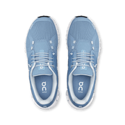 On Cloud 6 Women's Lifestyle Shoe - Chambray White - Zero-Gravity CloudTec Cushioning - Top View