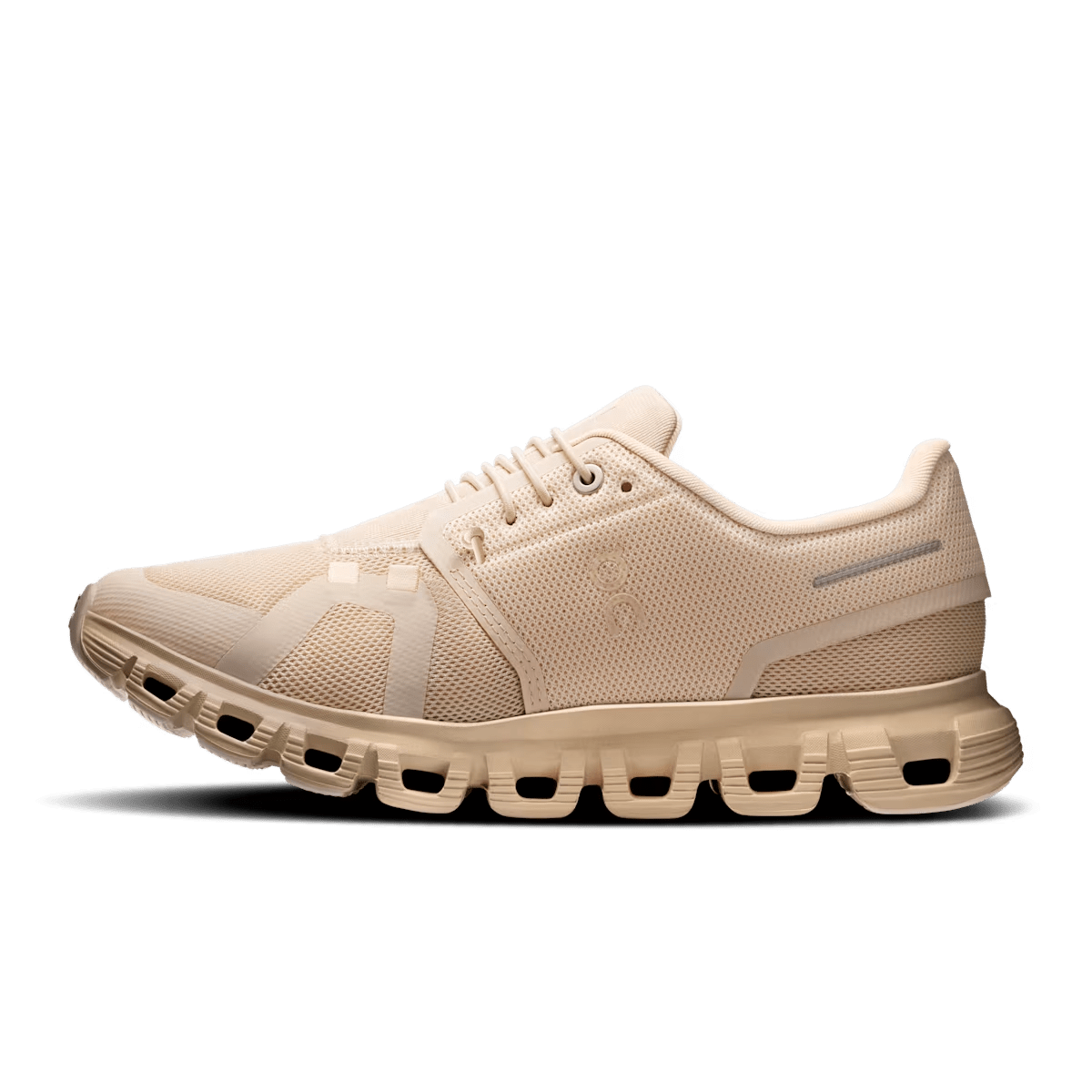 On Cloud 6 Women's Lifestyle Shoe - Sand Sand - Zero-Gravity CloudTec Cushioning - Left Side View