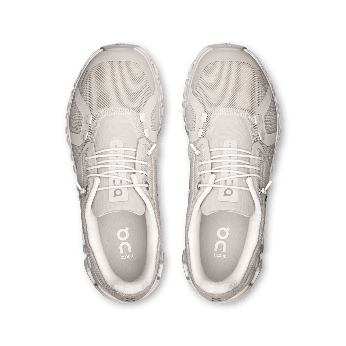 On Cloud 6 Women's Lifestyle Shoe - Pearl|White - Zero-Gravity CloudTec Cushioning - Top View
