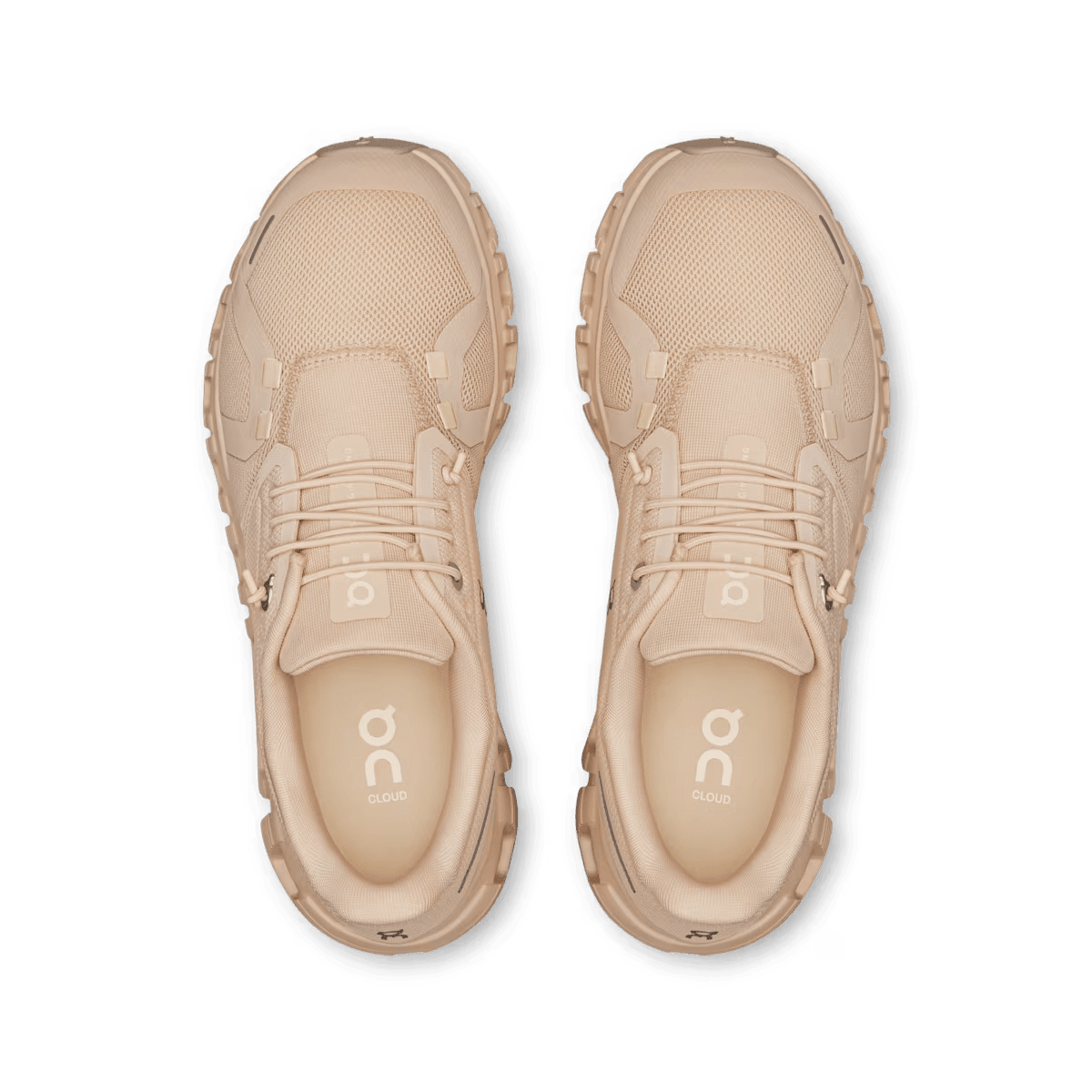 On Cloud 6 Women's Lifestyle Shoe - Sand Sand - Zero-Gravity CloudTec Cushioning - Top View