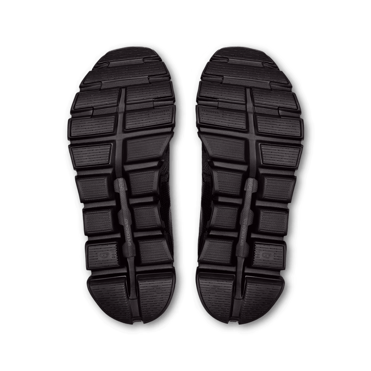 On Cloud 6 Women's Lifestyle Shoe - Black|Black - Zero-Gravity CloudTec Cushioning - Outer sole View