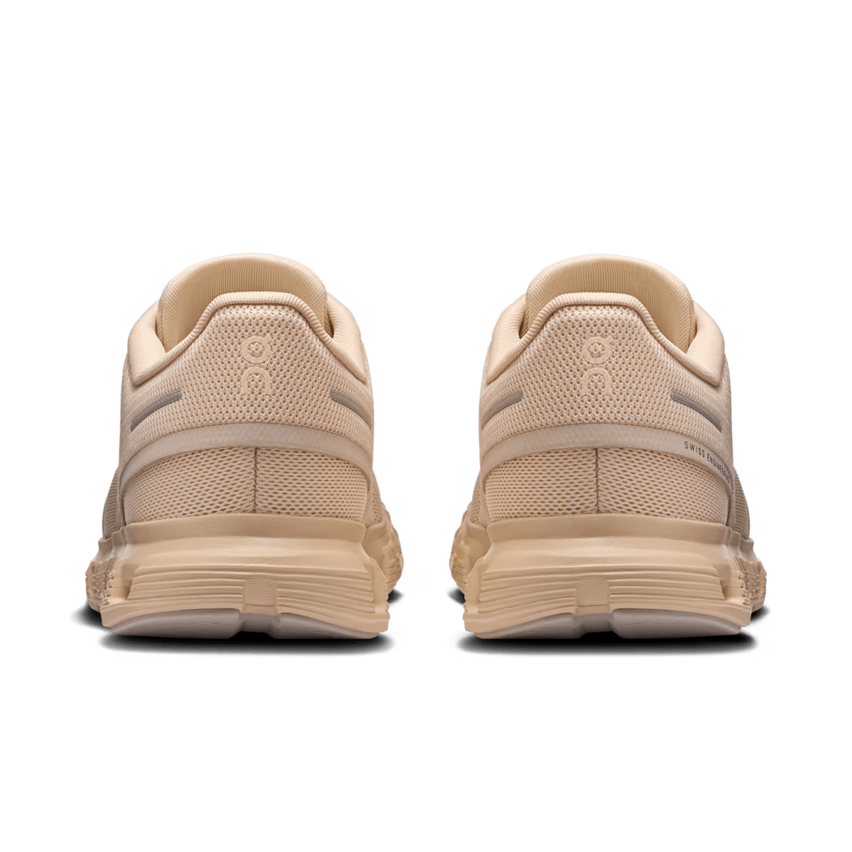 On Cloud 6 Women's Lifestyle Shoe - Sand Sand - Zero-Gravity CloudTec Cushioning - Heel View