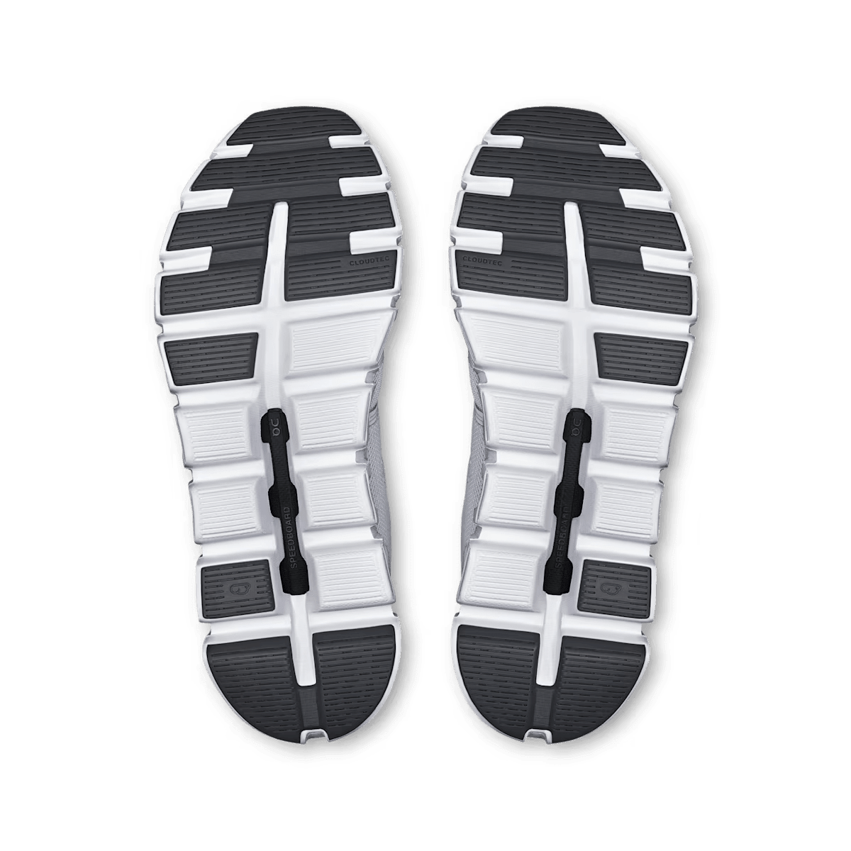 On Cloud 6 Women's Lifestyle Shoe - Glacier White - All-Day Comfort Shoe - Outer sole View