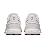 On Cloud 6 Women's Lifestyle Shoe - White|White - Lightweight Lifestyle Comfort Shoe - Heel View