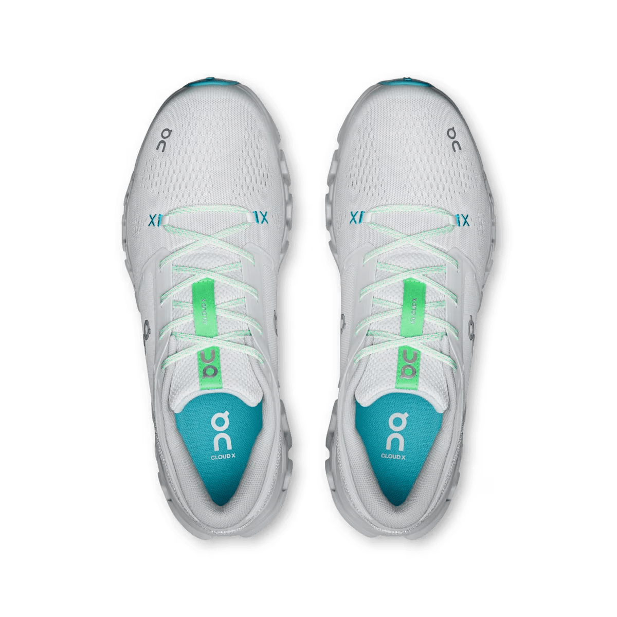 Men's On Cloud X 5 training shoe in Frost | Alloy colourway