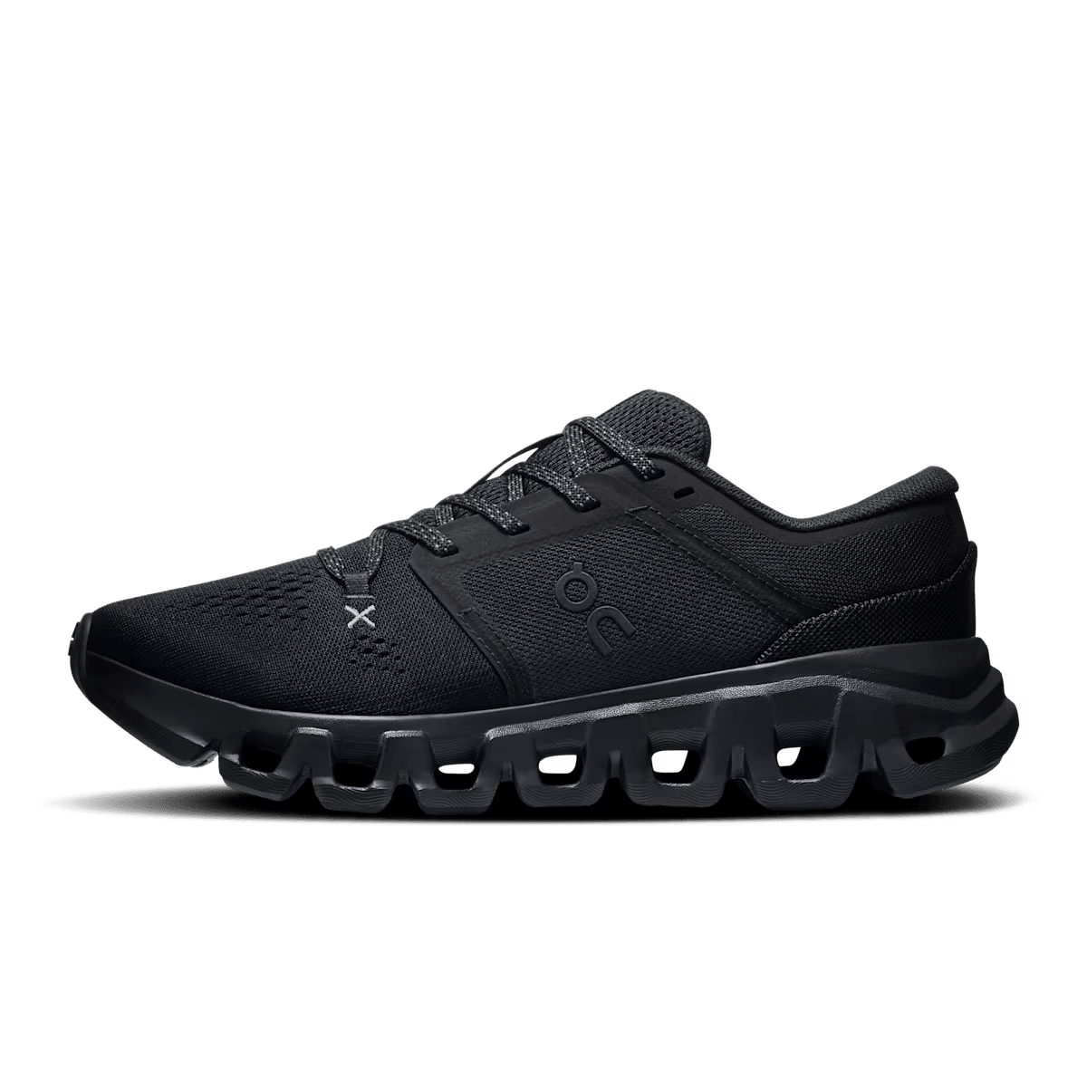 Women's Cloud X 5 by On in Black | Black for gym and studio training