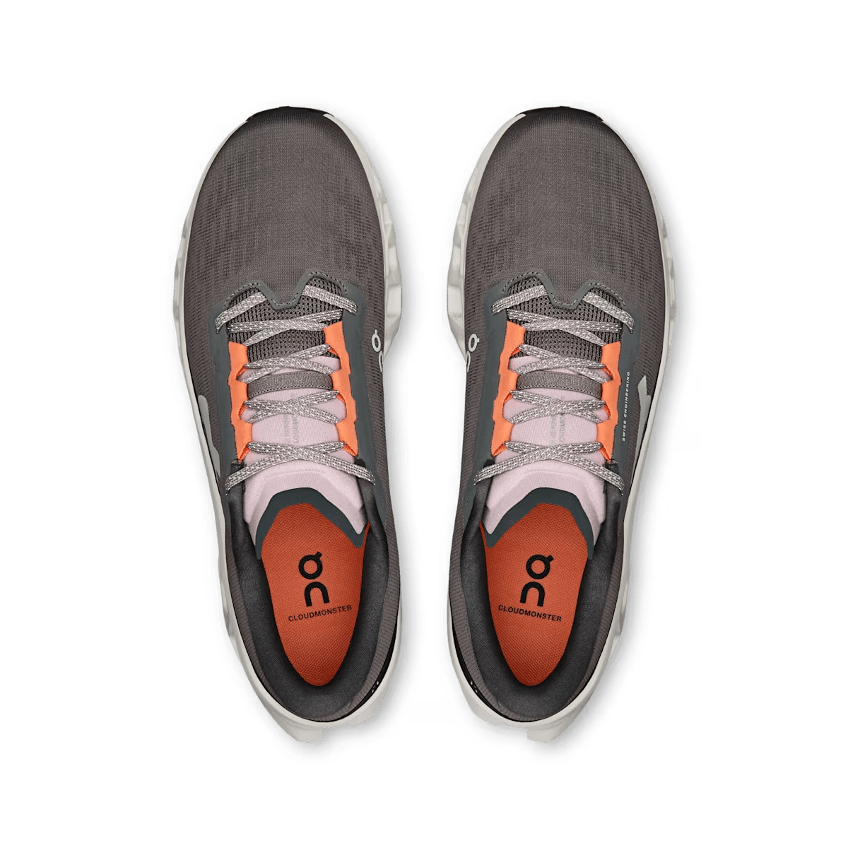 Men's On Cloudmonster 3 running shoe in Eclipse Ivory - top view
