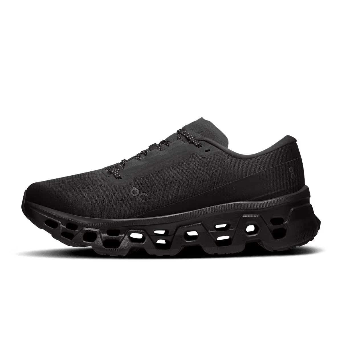 Men's On Cloudmonster 3 running shoe in Black Black - medial side view